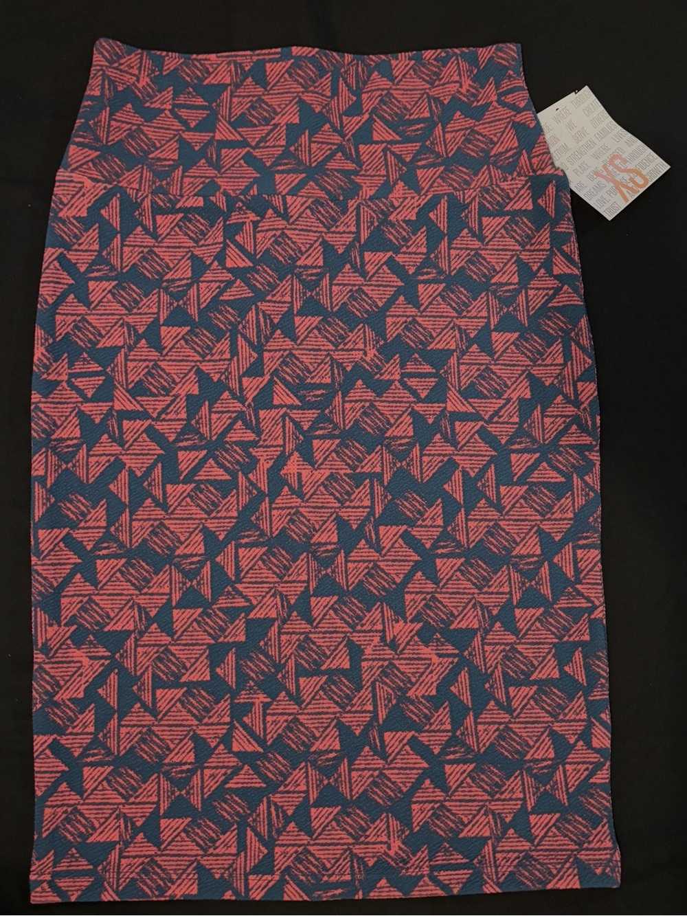 LuLaRoe Cassie Abstract Geometric Pencil Skirt